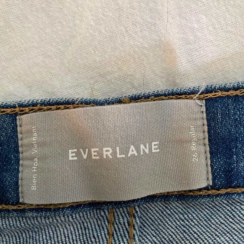 Everlane “cheeky” straight leg jeans